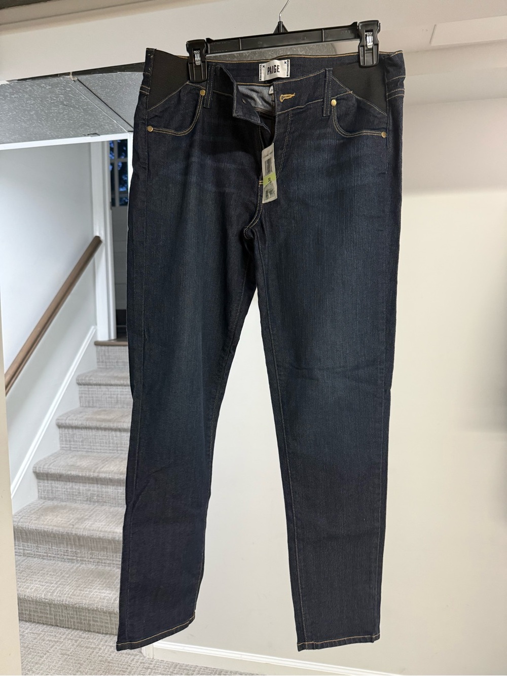 PAIGE Maternity Women's Jeans in Dark Indigo Size 30 Brand new